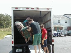 moving Ben to his apartment in Geneseo