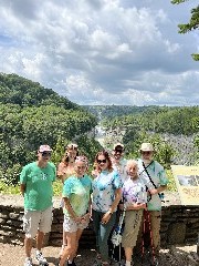 Kurt McCandless; Ellery Kate Wheeler; Katherine (Kat) McDougal Wheeler McCandless; Sarah Elizabeth Derry; Ben Dorrough; Ruth Bennett McDougal Dorrough; Dan Dorrough; Letchworth Park, NY