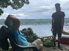 Ruth Bennett McDougal Dorrough; Ellery Kate Wheeler; Lakefront at Porter & Claudia s House; Penn Yan, NY