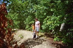 Jacob Wheeler; Ellery Wheeler; Katherine (Kat) McDougal Wheeler McCandless; on the ridge at Hi Tor