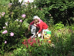 Ruth Bennett McDougal Dorrough; Jacob Wheeler; gardening