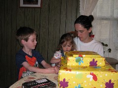 Jacob Wheeler; Ellery Wheeler; Katherine (Kat) McDougal Wheeler McCandless; Ellery s second birthday