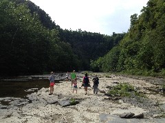 Kate McCandless; Kurt McCandless; Ellery Wheeler; Katherine McDougal Wheeler McCandless; Ruth Bennett McDougal Dorrough; Taughannock State Park NY;