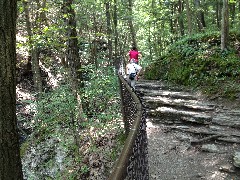 Ruth Bennett McDougal Dorrough; Katherine McDougal Wheeler McCandless; Ithaca NY Rim Trail