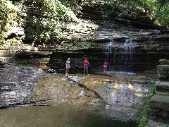Katherine McDougal Wheeler McCandless; Ellery Wheeler; Buttermilk Falls Ithaca NY