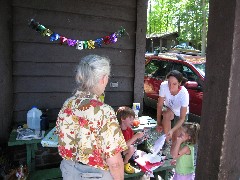 Ruth Bennet McDougal Dorrough McDougal Dorrough; Jacob & Ellery Wheeler; Katherine (Kat) McDougal Wheeler McCandless; cabin on Cayuga Lake; Jacob s birthday