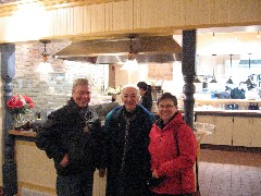 Porter Welbourne; Claudia Welbourne; Ruth Bennett McDougal Dorrough; at Simply Crepes restaurant