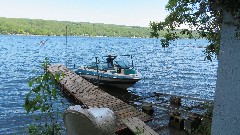 Claudia Welbourne; Porter s Boat; Dock @ Porter & Claudia s House, NY