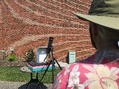 Ruth Bennett McDougal Dorrough; Eclipse party at Lyn s House