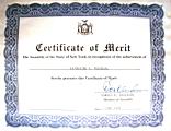 Katherine (Kat) McDougal Wheeler McCandless; awards Certificate of Merit