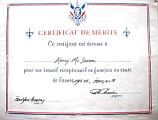 Katherine (Kat) McDougal Wheeler McCandless; awards Certificate of Merit