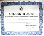 Katherine (Kat) McDougal Wheeler McCandless; awards; Certificate of Merit State Assembly