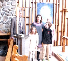 Kurt McCandless; Ellery Kate Wheeler; Katherine McDougal McCandless; Jacob Wheeler; Ruth Bennett McDougal Dorrough; Ellery s baptism
