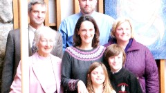 Ruth Bennett McDougal Dorrough; Kurt McCandless; Katherine McDougal McCandless; Chris Wheeler; Ellery Kate Wheeler; Jacob Wheeler; Whitney Wheeler; Ellery s baptism