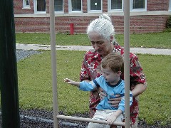 Ruth Bennett McDougal Dorrough; Jacob Wheeler; playground