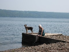 Wyatt dog; Ruth Bennett McDougal Dorrough; Kat s Camp