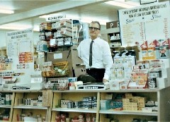 L E King; @ King s drugstore; Medway OH