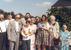 Dan Dorrough; Matthew Clabaugh; David Dorrough; MIke Clabaugh; Ben Dorrough; Ruth Bennett McDougal Dorrough; Becky Clabaugh; Amanda Clabaugh; Julia (Judy) Kish Dorrough; Joy Sayger