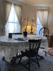 dining room; Taken by David Dorrough; 180 West Avenue, Canandaigua, NY