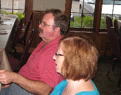 David Diment; Becky Clabaugh Dorrough Diment; Birthday Party for Julia (Judy) Kish Dorrough and at Der Dutchman