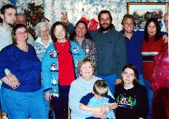 Family Gatherings; Matthew,Jolene,Julia,Becky,Roberta,Shawn,Jerry,Dorothy,Amanda,Spencer(Dorrough,Clabaugh,Diment