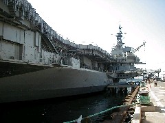 Travel San Diego 2004; Aircraft carrier tour USS Midway