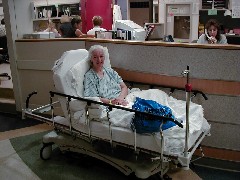 Ruth Dorrough; Hospital Emergency Room; Broken knee
