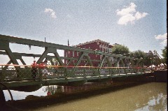 Ruth Bennett McDougal Dorrough; Linda; Brockport bridge over the Erie canal