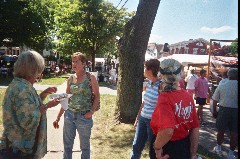 Aimee Brazill; Ginny McBennett; Laurie Malorie; Ruth Bennett McDougal Dorrough; Brockport Arts Fetsival