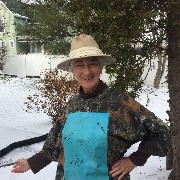 Ruth Bennett McDougal Dorrough; modeling the BOD shirt of past presidents