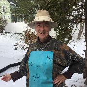 Ruth Bennett McDougal Dorrough; modeling the BOD shirt of past presidents