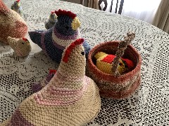 Ruth; Handy Work; Emotional Support Chickens