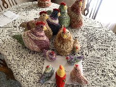 Ruth; Handy Work; Emotional Support Chickens