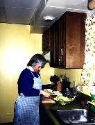 Ruth Bennett McDougal Dorrough; kitchen; Canandaigua NY