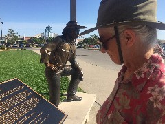 Ruth Bennett McDougal Dorrough; Sheels; Fargo, ND
sign Ronald Reagan