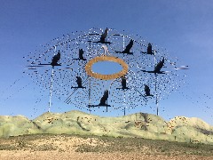 Enchanted Highway; Geese in Flight ; Stark, ND