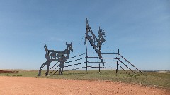 Enchanted Highway; Deer Crossing , ND