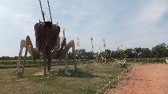 Enchanted Highway, ND
 GrassHoppers in the Field