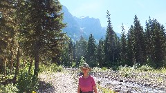 Ruth Bennett McDougal Dorrough; Glacier National Park, MT