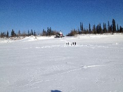 Road Scholar Group; Yukon River Camp Alaska