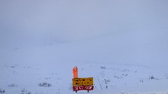 sign Avalanche Area Next 5 Miles Do not stop