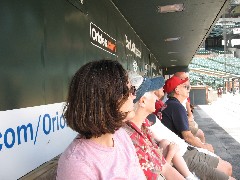 Katherine (Kat) McDougal McCandless; Ruth Bennett McDougal Dorrough; Camden Yards Ballpark Baltimore MD;