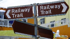 sign Railway Trail