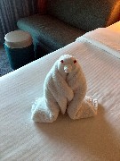Towel Penguin; Norwegian Gem Cruise Ship