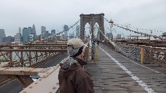Ruth Bennett McDougal Dorrough; Brooklyn Bridge New York NY