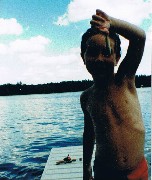 Ben Dorrough; caught a fish; camp