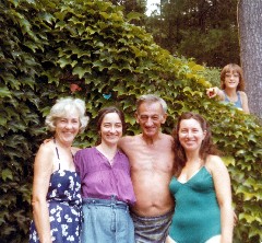 Alice Bennett; Ruth; Gordon Bennett; Ann Bennett; Katherine (Kat) McDougal Wheeler McCandless; camp