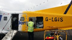 Aurigney plane; Channel Islands; Alderney