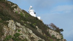 lighthouse; Maseline Harbour; Channel Islands; Sark