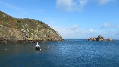 lighthouse; Maseline Harbour; Channel Islands; Sark